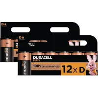 Duracell Plus D Size 12 Pack