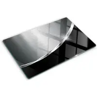 Tulup Herdabdeckplatte 80x52 cm Schneidebrett Glas Schutzplatte Küchenutensilien Spritzschutz Abdeckung Textur