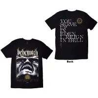Behemoth The Shit Ov God Reign In Hell Back Print