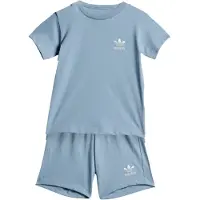 Adidas Originals Short Tee Set Tactile Blue Größe: 98 | Sportbekleidung Outlet | kids | Blau