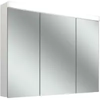 Schneider LOW plus 15 LED Spiegelschrank, 3 Türen 30/40/30cm, 995x147x747mm, Beleuchtung oben