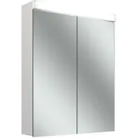Schneider LOW basic 15 LED Lichtspiegelschrank, 2 Türen 30/30cm, 595x147x747mm
