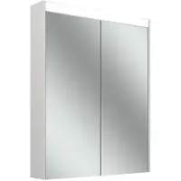 Schneider OBJECT Line Superior LED Spiegelschrank, 2 Türen 35/35cm, 695x123x743mm, Beleuchtung oben