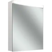 Schneider LOW basic 15 LED Lichtspiegelschrank, 1 Tür 50cm, Anschlag wechselbar, 495x147x747mm
