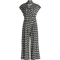 Betty Barclay Jumpsuit "Jumpsuit mit Eingrifftaschen", Damen, Gr. 36, EURO, blau (dunkelblau, grün), Obermaterial: 95% Polyester PES. 5% Elasthan EL., Overalls Jumpsuit