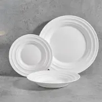 Vivalto Geschirr F-LGCP105-75-85 Weiß Opalglas