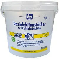 Dr. Becher Dr.Becher Desinfektionstücher 1454000 Spendereimer, für Flächen, alkoholisch, 29 x 30 cm, 70 Tücher