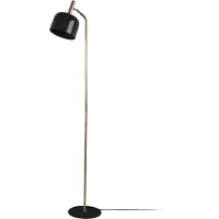 Leitmotiv - Stehleuchte Smart - Schwarz - 26x26x164cm für Wohnzimmer, Schlafzimmer
