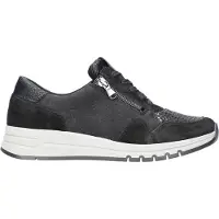 Waldlaufer 957H2 500 001 Damen Sneaker April Schwarz, Schwarz, Gr. 5