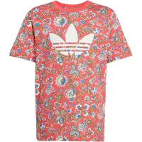 Adidas T-Shirt Liberty London JV7817 Rot Loose Fit