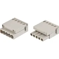 Harting Han E Modul Stifteinsatz (M) Schraubanschluss, 5-polig 230V/400V, 16A - 1 Stück