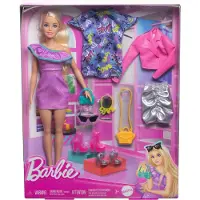 Mattel Barbie Fashionista Puppe 3 Abend-outfits