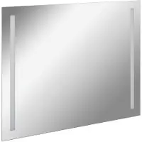 Fackelmann LED Spiegel linear MIRRORS / Wandspiegel mit LED- / Maße (B x H x T): ca. 100 x 75 x 2 cm / hochwertiger Badspiegel / moderner Badezimmerspiegel / Breite 100 cm