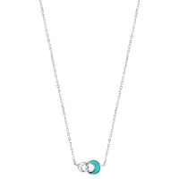 Ania Haie Damen-Kette 925er Silber Farbstein Ania Haie Silber
