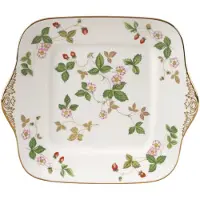 Wedgwood 'Wild Strawberry' Kuchenteller eckig 27 cm Wild Strawberry 50105506001