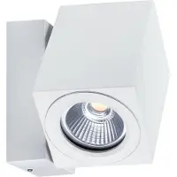 Paulmann LED-Außenwandleuchte 'Special Line' Aluminium weiß 10 x 10 cm