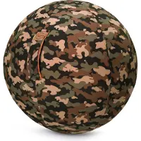 Magma Sitzball Gymnastikball Sitting Ball zum Aufpumpen Camo Ø 65 cm