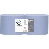 Papernet Aft?rringsrulle Papernet bl? 2 lag 360 meter 21,5 cm bred 1000 ark,2 rl/krt
