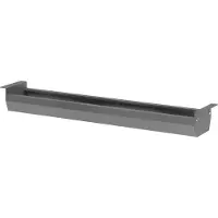 Hjh OFFICE PRO KC12 W | Kabelkanal horizontal | Wei? - Wei? 120 cm