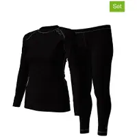 Halti Neva Merino Base Layer set Women's black (P99) 42