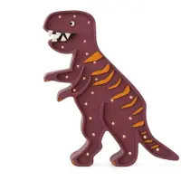 Little Lights Nachtlicht Lampe T-Rex Maroon Jane
