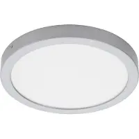 Briloner LED Aufbauleuchte Aufbaulampe 4000K IP44 21 W silber Metall Ø30cm