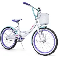 HUFFY Girly Girl 20 Zoll Kinderfahrrad, 7 bis 9 Jahre, Weiss