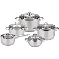 Elo Topfset "Galactica" 5-teilig silber