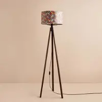 Opviq , AYD-3461, Stehlampen, Mehrfarbig, Stoff, 21 x 21 x 140 cm