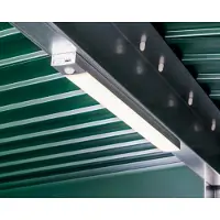 Hörmann Ecostar, LED-Magnetlampe mit Bewegungssensor für EcoStar Gerätehäuser, silber