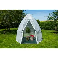 Westmann Überwinterungszelt & Foliengewächshaus Avocado Weiß 250x250x250 cm