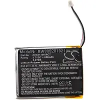 AccuCell Akku passend für Sennheiser PXC 550 Akkutyp AHB413645PCT, 650mAh für wireless Headset, Kopfhörer