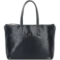 Tommy Hilfiger Schultertasche TH Monotype Leather Tote Black