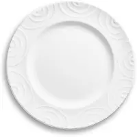 Sonstige Verlage Gmundner Keramik Weißgeflammt Dezertní talí Gourmet 22 cm
