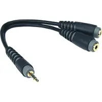 Klotz Y-Kabel 35-mm - Twin weibliche 35 mm kompakten Kopfhörer Verteiler