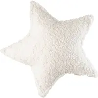 WigiWama Star Kissen, Cream White