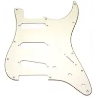 Fender Modern-Style Stratocaster Pickguard 11-Loch S/S/S Parchment