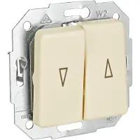 Kopp Europa cremeweiß UP Antenne Dimmer Schalter Steckdose Rahmen Taster TAE UAE Jalousieschalter