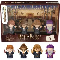 Fisher-Price Little People Collector Sondereditionsset Harry Potter und der Stein der Weisen, 4 Figuren, 8 Jahr(e), Harry Potter, Mehrfarbig, Kunststoff