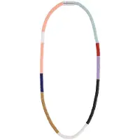 REMEMBER Halskette "Como" - L 61 cm, Ø 0,6 cm - farbenfrohe Halskette