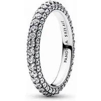 Pandora 192627C01-60 Einreihiger Pavé Ring - Gr. 60 - Sterling Silber