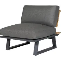 Diamond Garden Nora Sun & Rain Mittelteil Aluminium/Teak