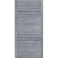 Traumgarten Sichtschutzzaun Holz NEO DESIGN Grau Sichtschutz Lamellenzaun, 89x179 cm