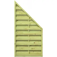 Traumgarten Wellker Sichtschutzzaun KDI Holz Anschluss Sichtschutz Lamellenzaun, 89x179x89 cm