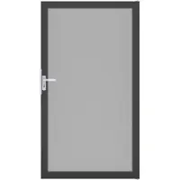GROEN & JANSSEN Einzeltor GroJa Premo HPL Rahmen anthrazit 100 x 180 cm grau