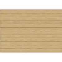 Traumgarten Sichtschutzzaun SYSTEM ALU PLUS Zaunfeld-Set Lärche 238 cm Sichtschutz Steckzaun Lamellenzaun