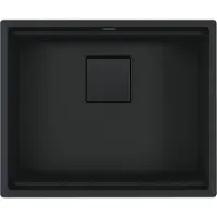Franke Mythos Unterbauspüle Fragranitbecken KNG 110-52 Black Matt Drehknopf ab 60 cm 125.0685.161 - inkl.