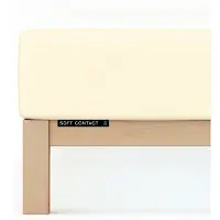 Schlafgut Spannbettlaken "Soft Contact", 100% Bio Baumwolle