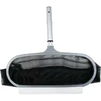Planet Pool Profi Bodenkescher silber/schwarz