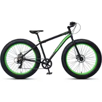 Wynn Fatbike "FAT2.0" Gr. 46, schwarz (schwarz, schwarz), Fahrräder, 46cm, 26 Zoll (66,04cm), Fatbike